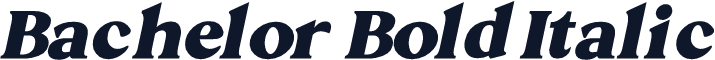 Bachelor Bold Italic