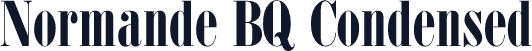 Normande BQ Condensed
