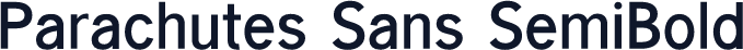 Parachutes Sans SemiBold