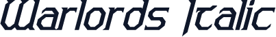 Warlords Italic