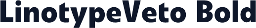 LinotypeVeto Bold