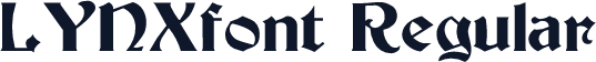 LYNXfont Regular