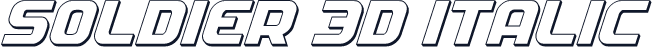 Soldier 3D Italic