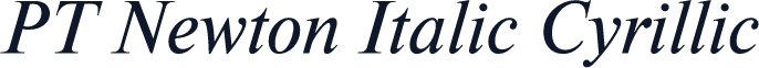 PT Newton Italic Cyrillic