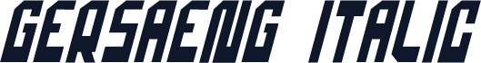 gersaeng Italic