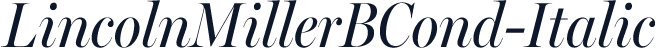 LincolnMillerBCond-Italic