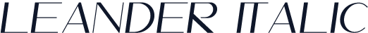 Leander Italic