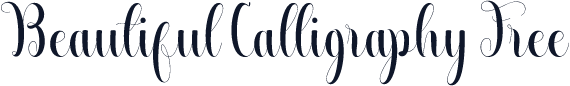 Beautiful Calligraphy Free