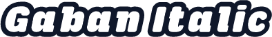 Gaban Italic