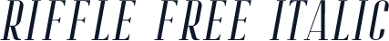Riffle Free Italic