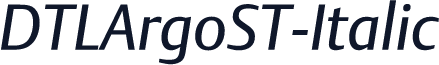 DTLArgoST-Italic