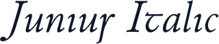 Junius Italic