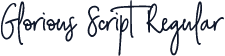 Glorious Script Regular