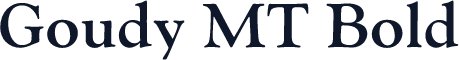 Goudy MT Bold