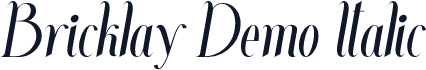 Bricklay Demo Italic