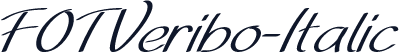 FOTVeribo-Italic