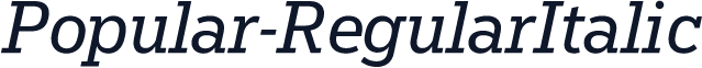 Popular-RegularItalic