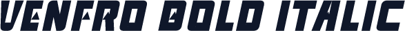 venfro Bold Italic