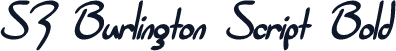 SF Burlington Script Bold