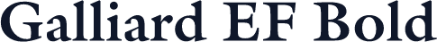 Galliard EF Bold