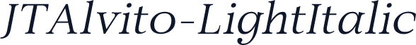 JTAlvito-LightItalic