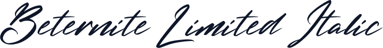 Beternite Limited Italic