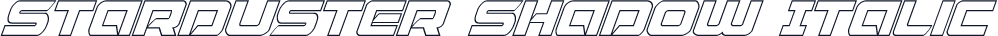 Starduster Shadow Italic