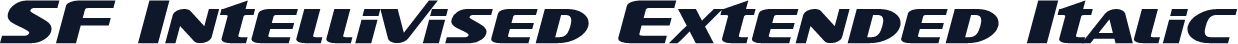 SF Intellivised Extended Italic