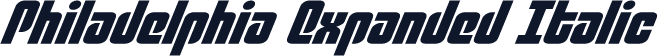 Philadelphia Expanded Italic