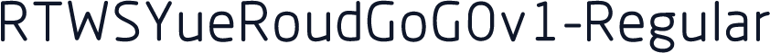 RTWSYueRoudGoG0v1-Regular