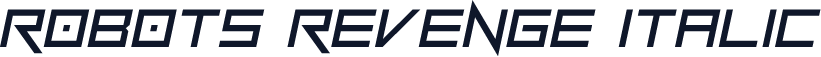 Robots Revenge Italic