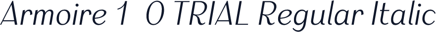 Armoire 1.0 TRIAL Regular Italic