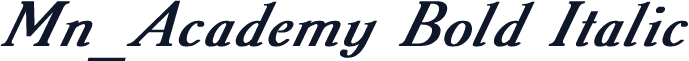 Mn_Academy Bold Italic