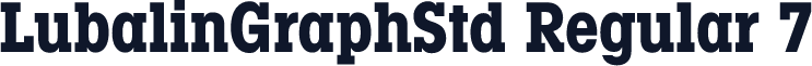 LubalinGraphStd Regular 7
