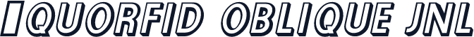 ☞Quorfid Oblique JNL