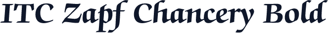 ITC Zapf Chancery Bold