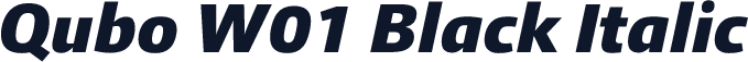 Qubo W01 Black Italic