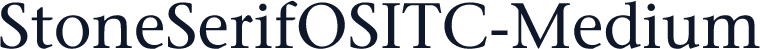 StoneSerifOSITC-Medium