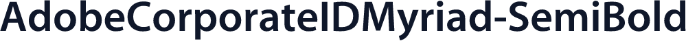 AdobeCorporateIDMyriad-SemiBold