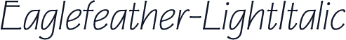 Eaglefeather-LightItalic