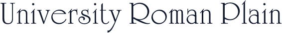 University Roman Plain