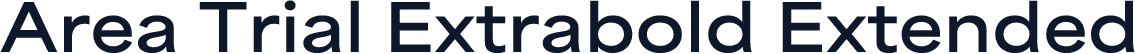 Area Trial Extrabold Extended