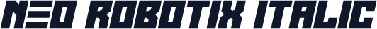 Neo Robotix Italic