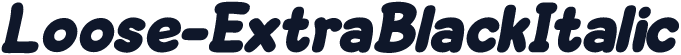 Loose-ExtraBlackItalic