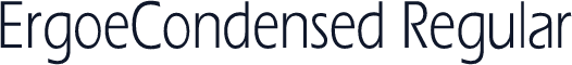 ErgoeCondensed Regular