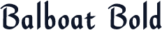 Balboat Bold