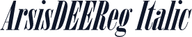 ArsisDEEReg Italic