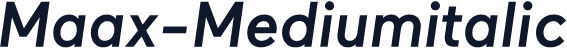 Maax-Mediumitalic
