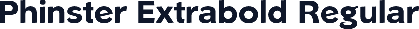 Phinster Extrabold Regular