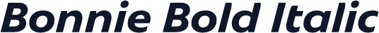 Bonnie Bold Italic